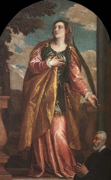 Paolo  Veronese St. Lucy and a Donor